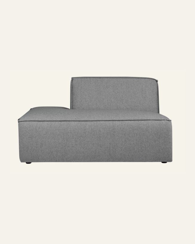 Modul åpen ende venstre grå - 134x93x73 cm grå - 1