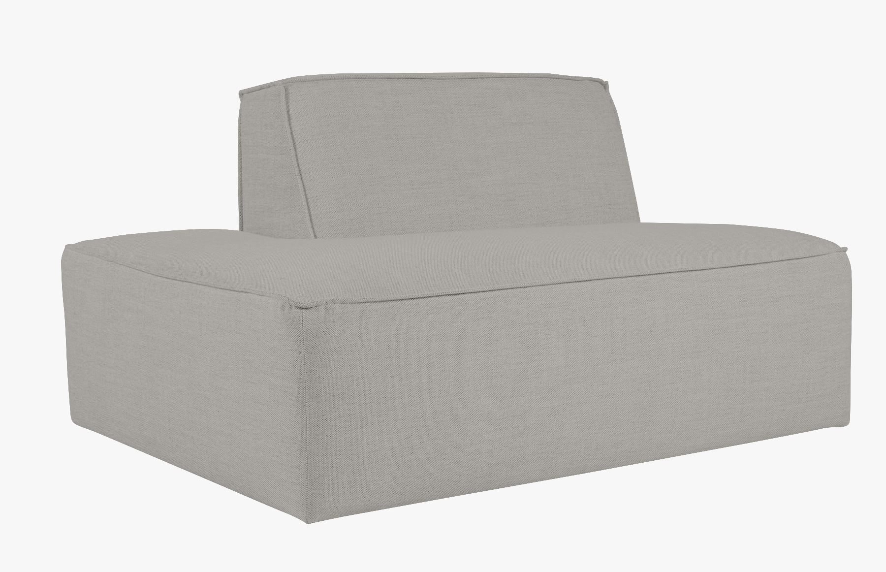 Modulsofa åpen ende venstre grå - 2