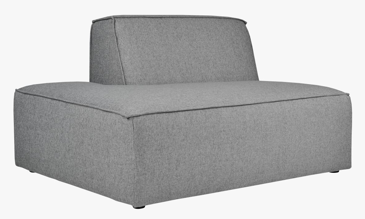 Modulsofa åpen ende venstre grå - 3