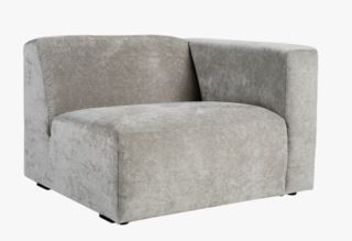 Forms & Objects Juno Modulsofa 1,5 Seter M/armlene Høyre Grå 110x93x73 cm