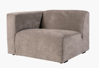 Forms & Objects Juno Modulsofa 1,5 Seter M/armlene Venstre Beige 110x93x73 cm