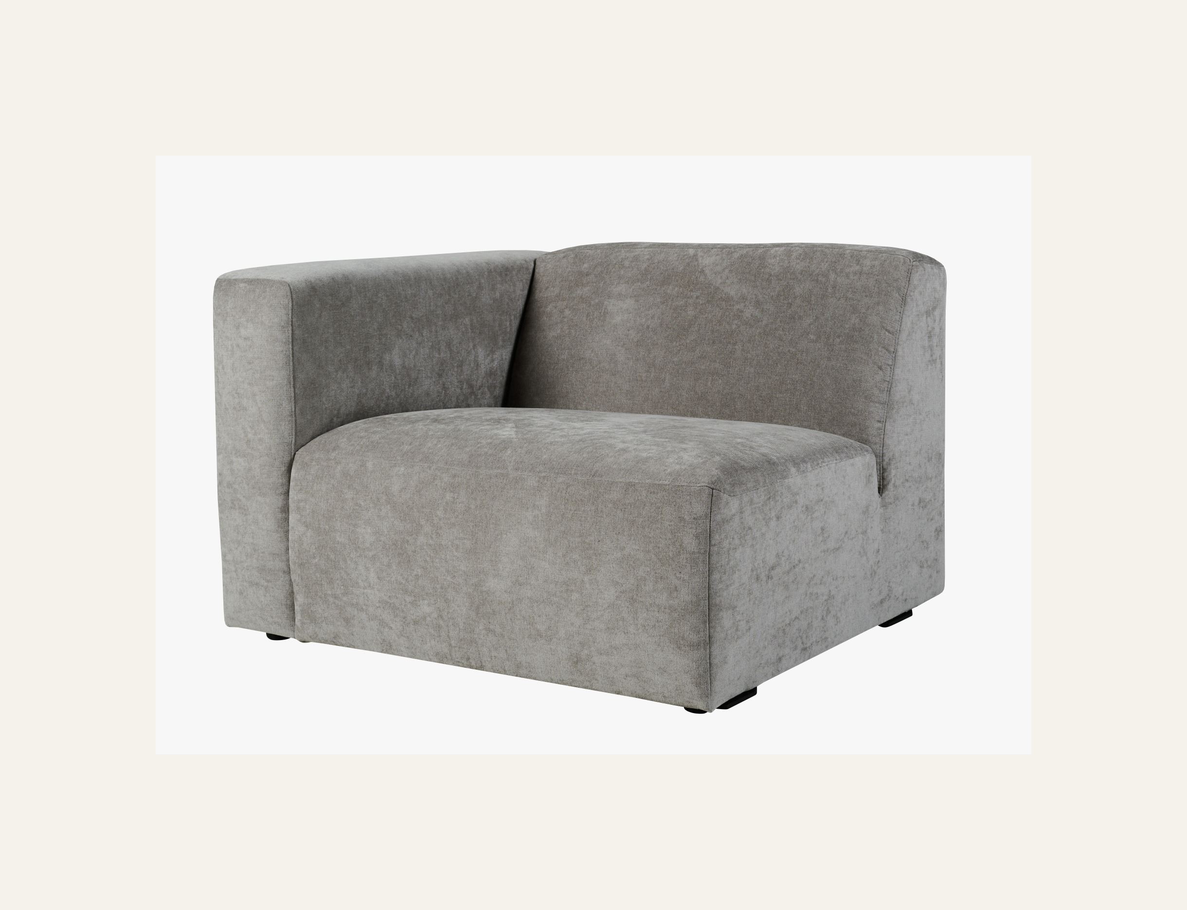 Modulsofa 1,5 seter m/armlene venstre grå - 3