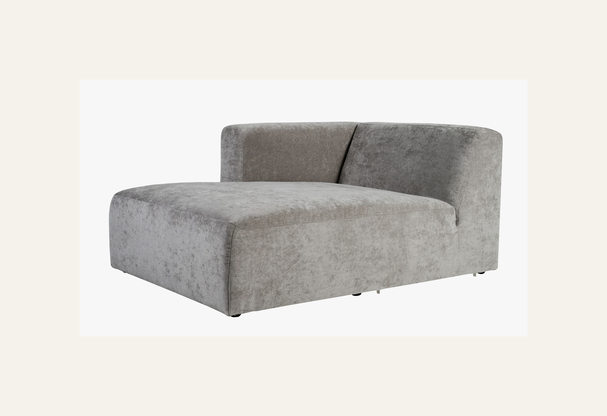 Modulsofa sjeselong venstre grå - 3