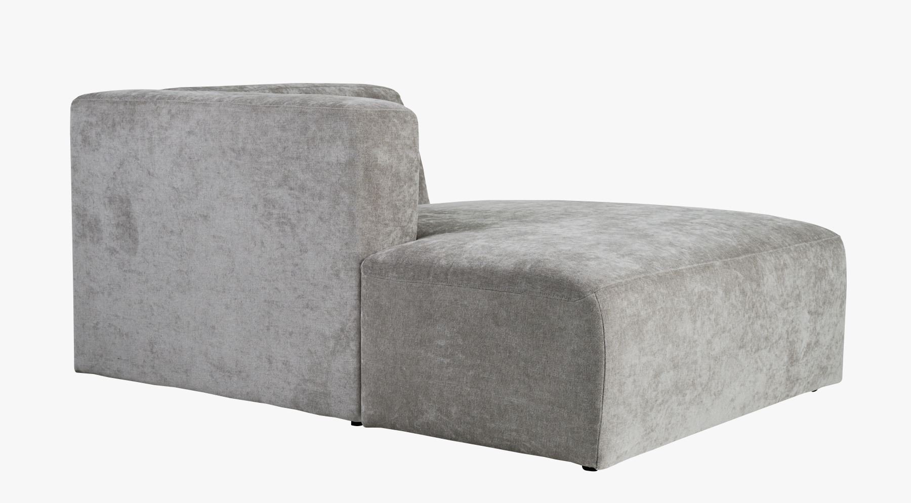 Modulsofa sjeselong venstre grå - 4