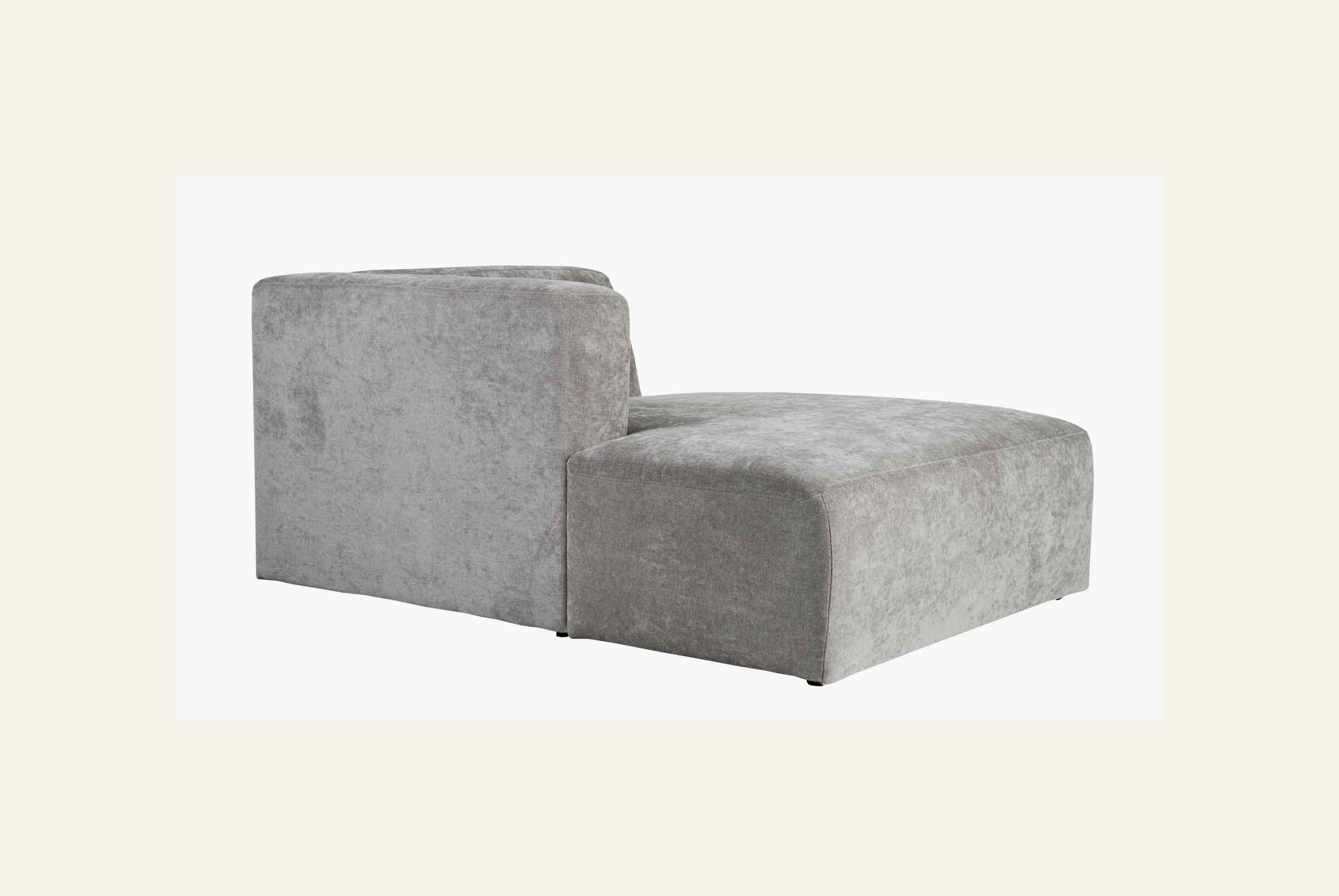 Modulsofa sjeselong venstre grå - 4