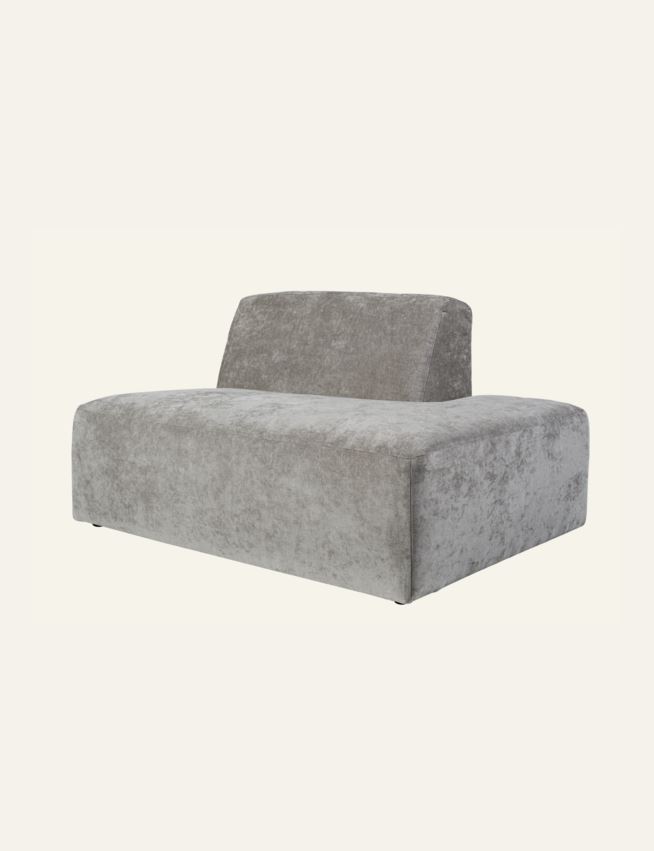 Modul åpen ende venstre grå - 4