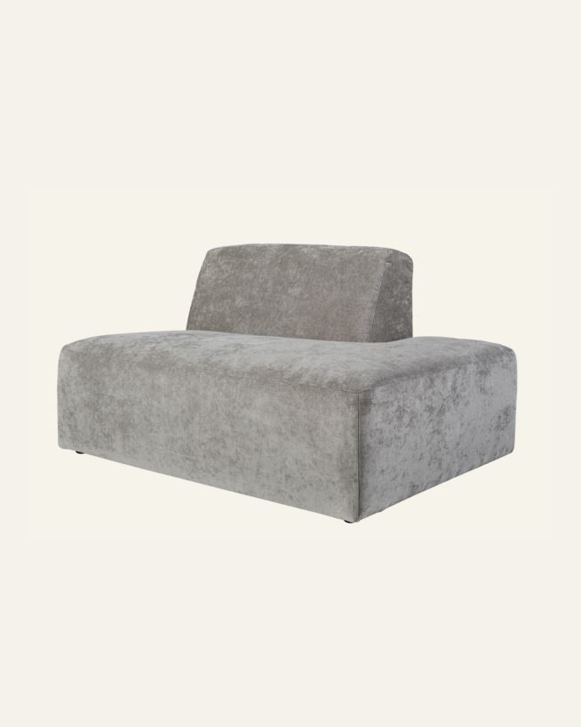Modul åpen ende høyre grå - 134x93x73 cm grå - 1