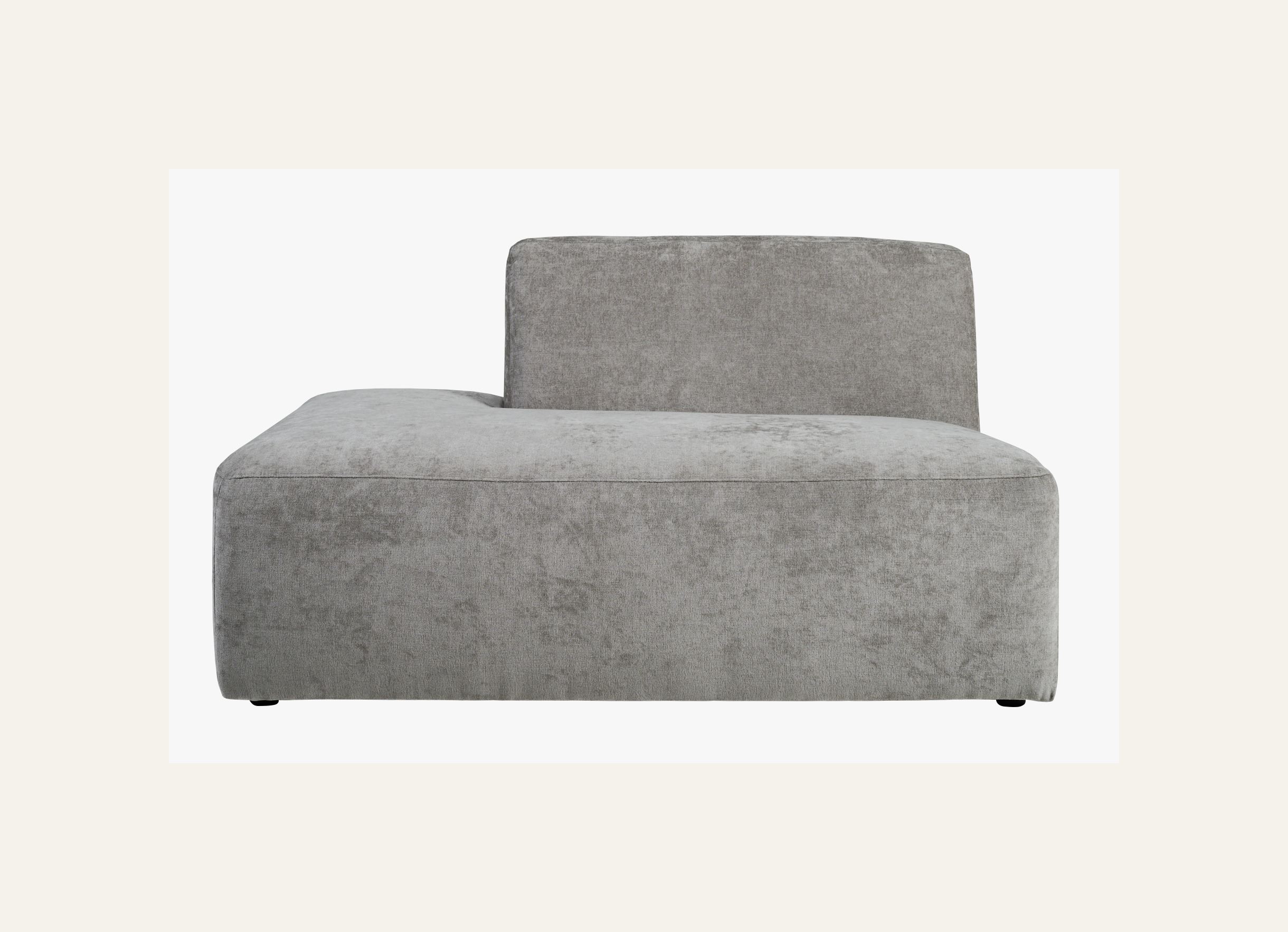 Modulsofa åpen ende venstre grå - 2