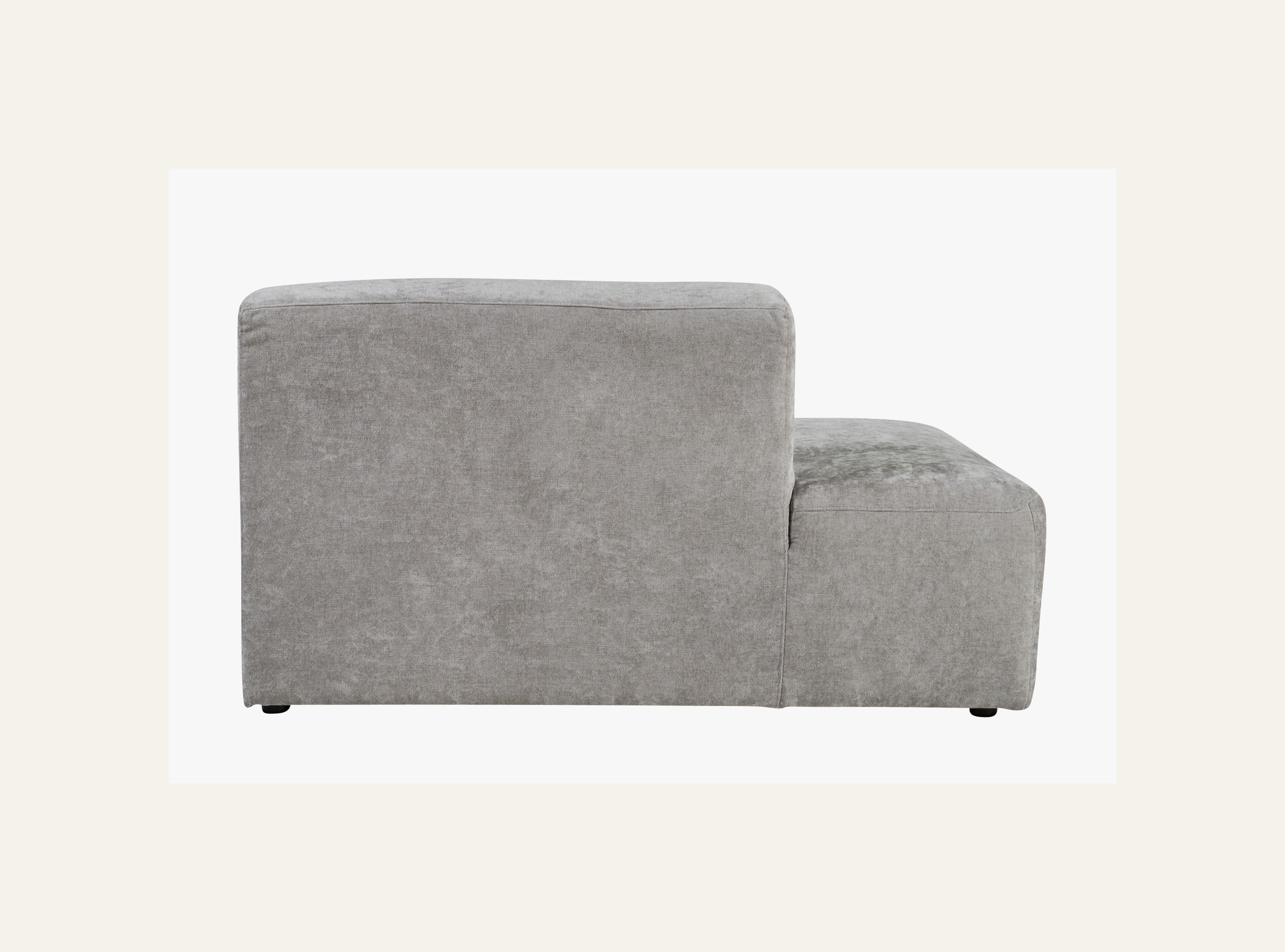 Modulsofa åpen ende venstre grå - 3