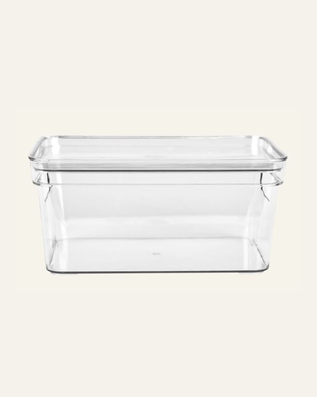 Oppbevaringsboks transparent - 27x36x22 cm transparent - 1