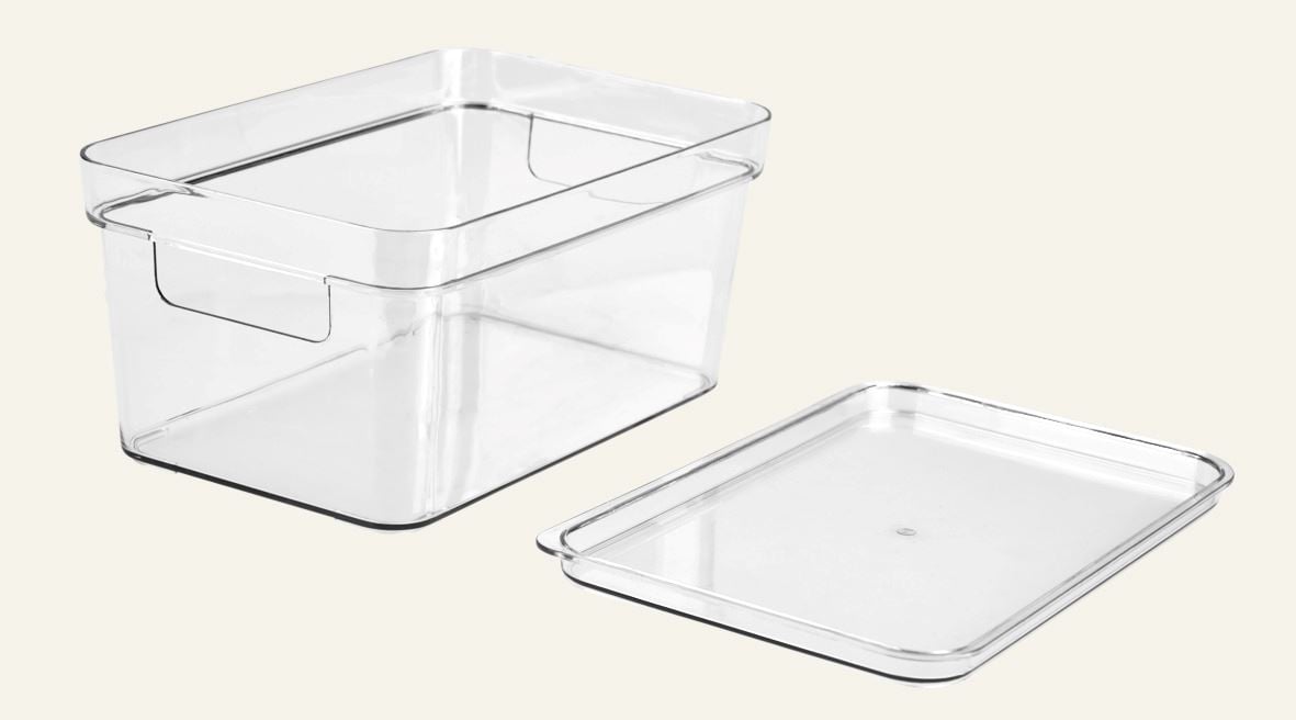 Oppbevaringsboks transparent - 8