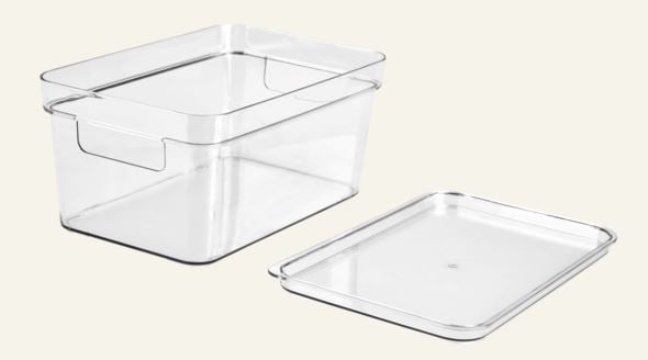 Oppbevaringsboks transparent - 8