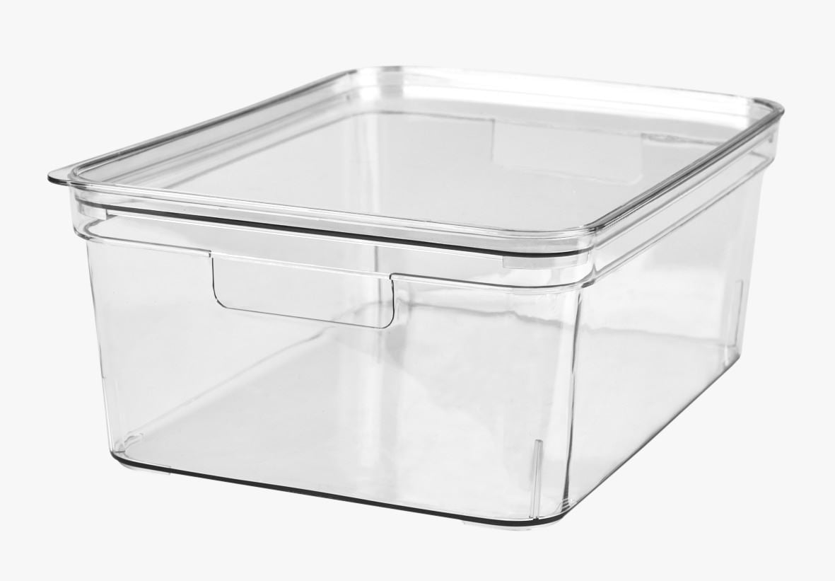 Oppbevaringsboks transparent - 10