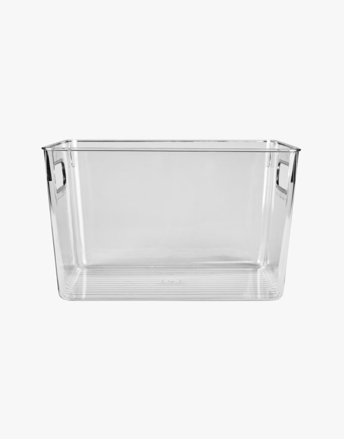 Oppbevaringsboks transparent - 22x29x17 cm transparent - 1
