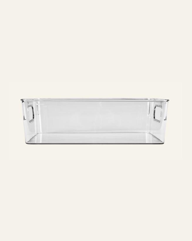Oppbevaringsboks transparent - 20x27,5x8,5 cm transparent - 1