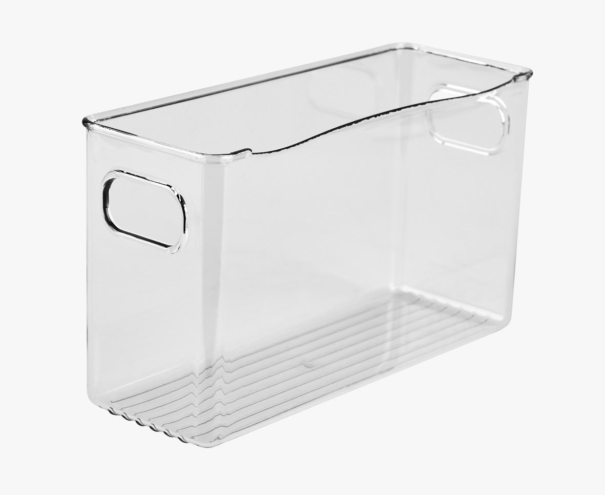 Smal oppbevaringsboks transparent - 10