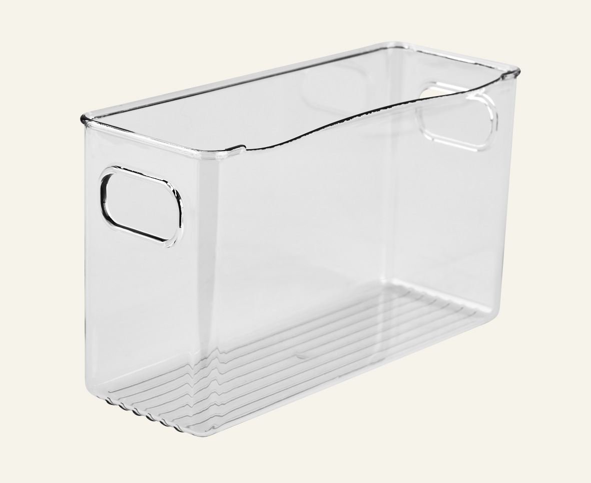Smal oppbevaringsboks transparent - 10