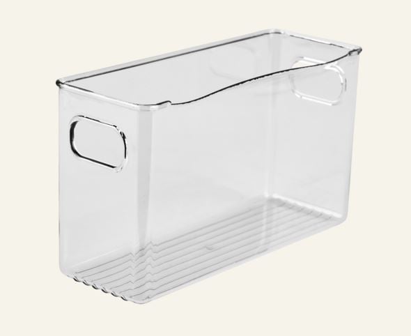 Smal oppbevaringsboks transparent - 10