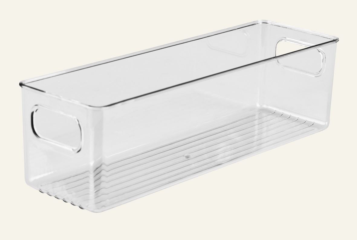 Smal oppbevaringsboks transparent - 8