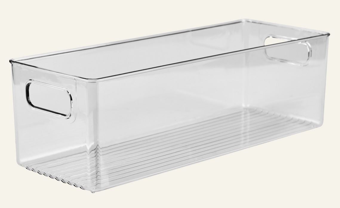 Smal oppbevaringsboks transparent - 9