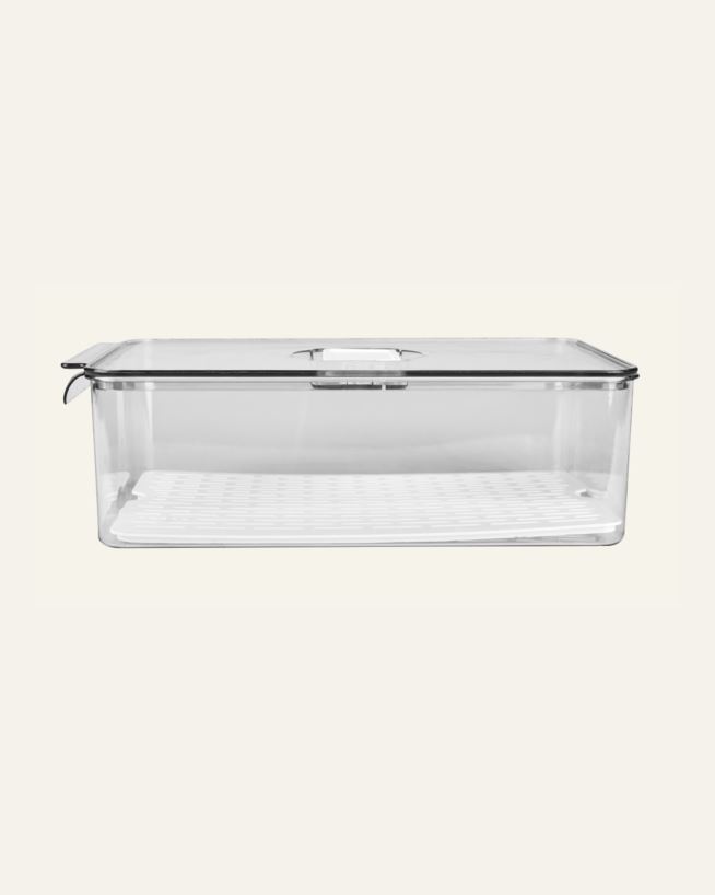 Oppbevaringsboks offwhite - 11x34x9 cm offwhite - 1