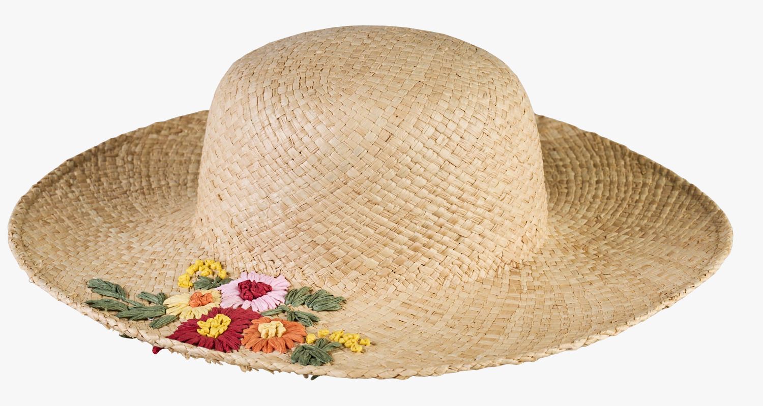 Stråhatt natur - 13x38 cm natur - 1