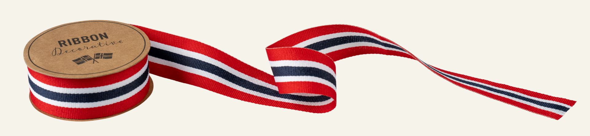 Dekorbånd multi rød - 2