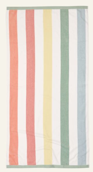 Kid Cabana Contrast Badehåndkle Multi Rosa 90x180 cm