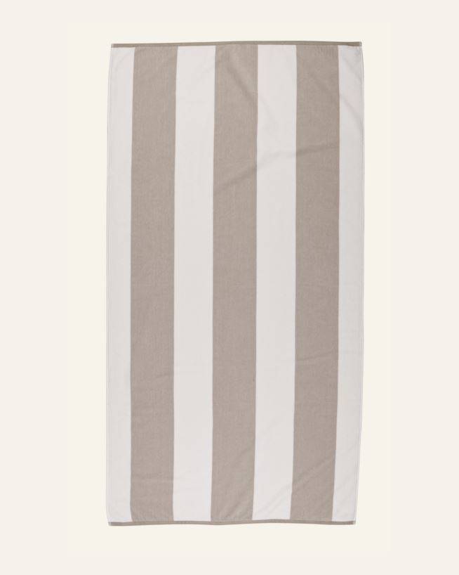 Badehåndkle beige - 90x180 cm beige - 1