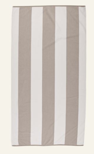 Kid Cabana Contrast Badehåndkle Beige 90x180 cm