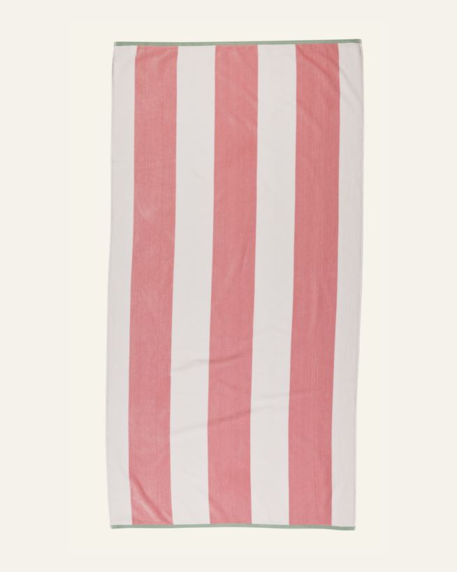 Badehåndkle lys rosa - 90x180 cm lys rosa - 1