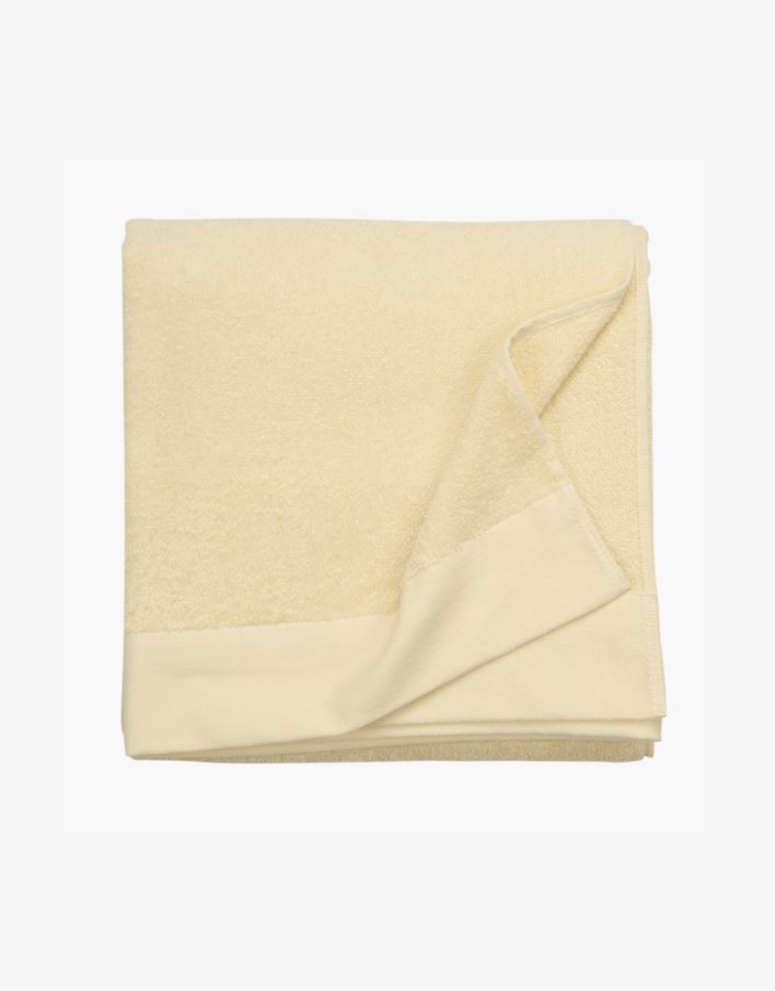 Badehåndkle gul - 90x180 cm gul - 1