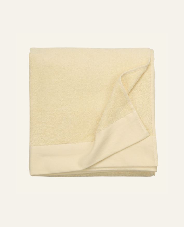 Badehåndkle gul - 90x180 cm gul - 1