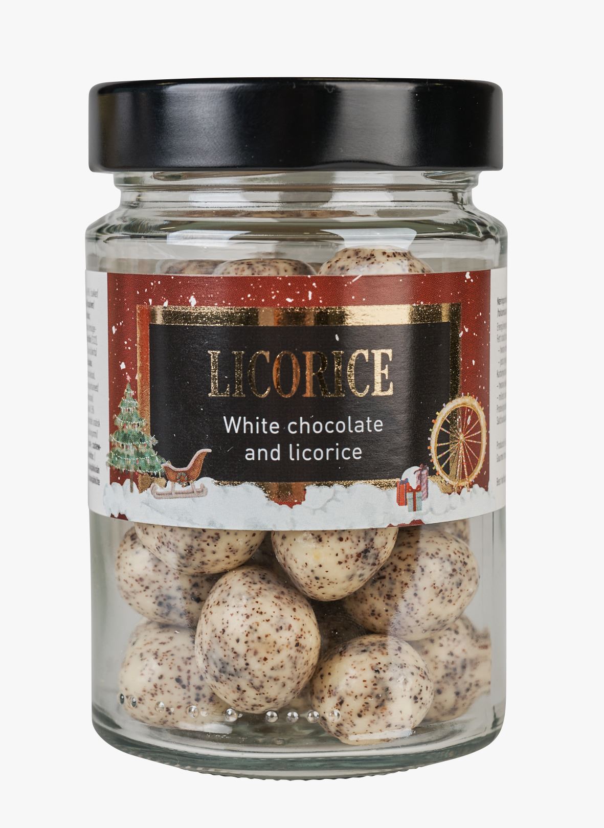 Lakris m/hvit sjokolade hvit - 170 g hvit - 1
