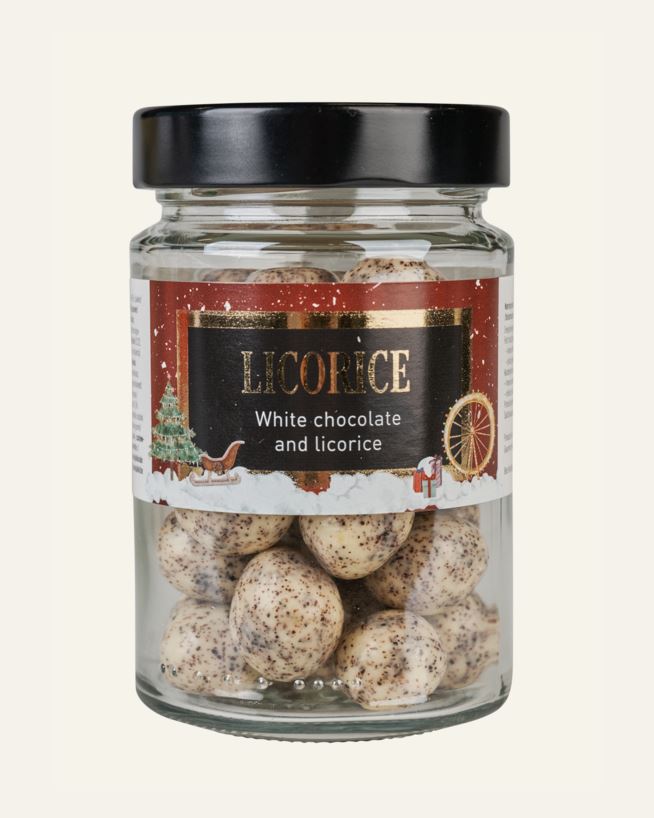 Lakris m/hvit sjokolade hvit - 170 g hvit - 1