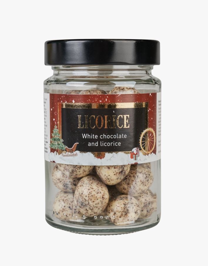 Lakris m/hvit sjokolade hvit - 170 g hvit - 1