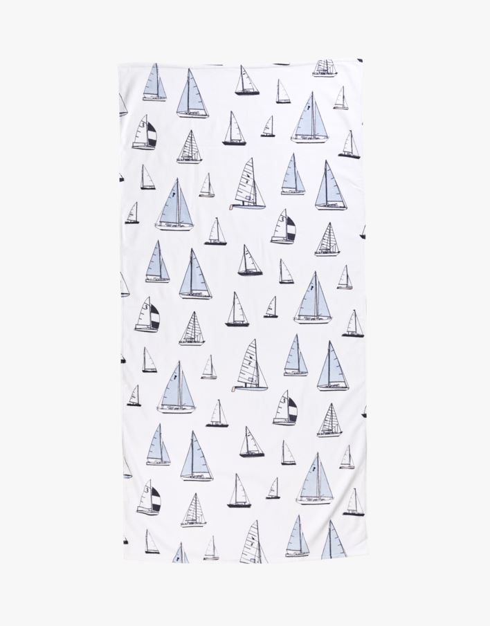 Badehåndkle blå - 90x180 cm blå - 1