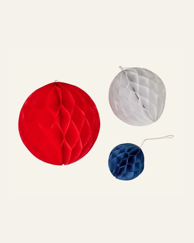Papirpynt 3pk multi rød - ø20 multi rød - 1
