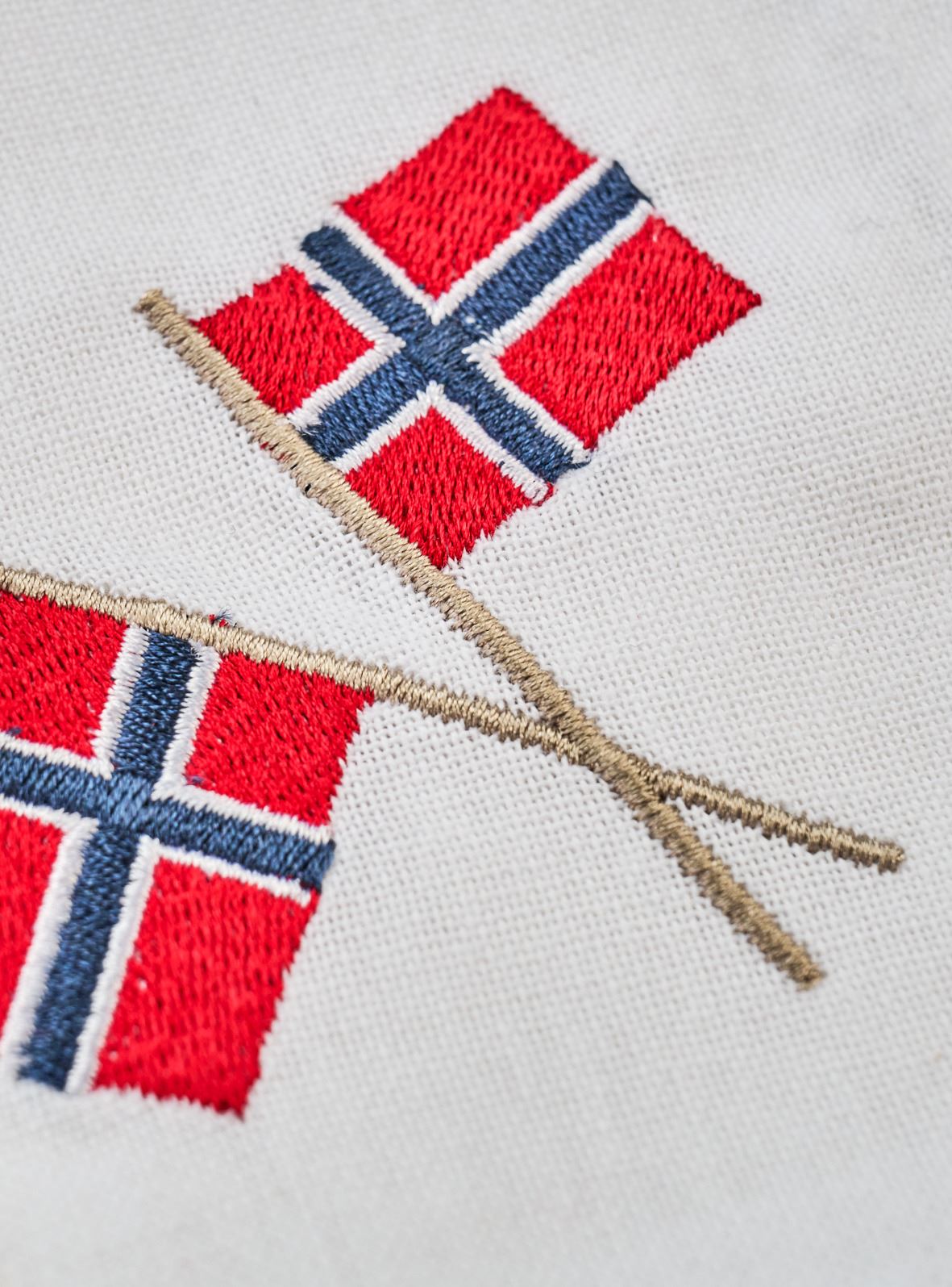 2pk tøyserviett hvit - 4