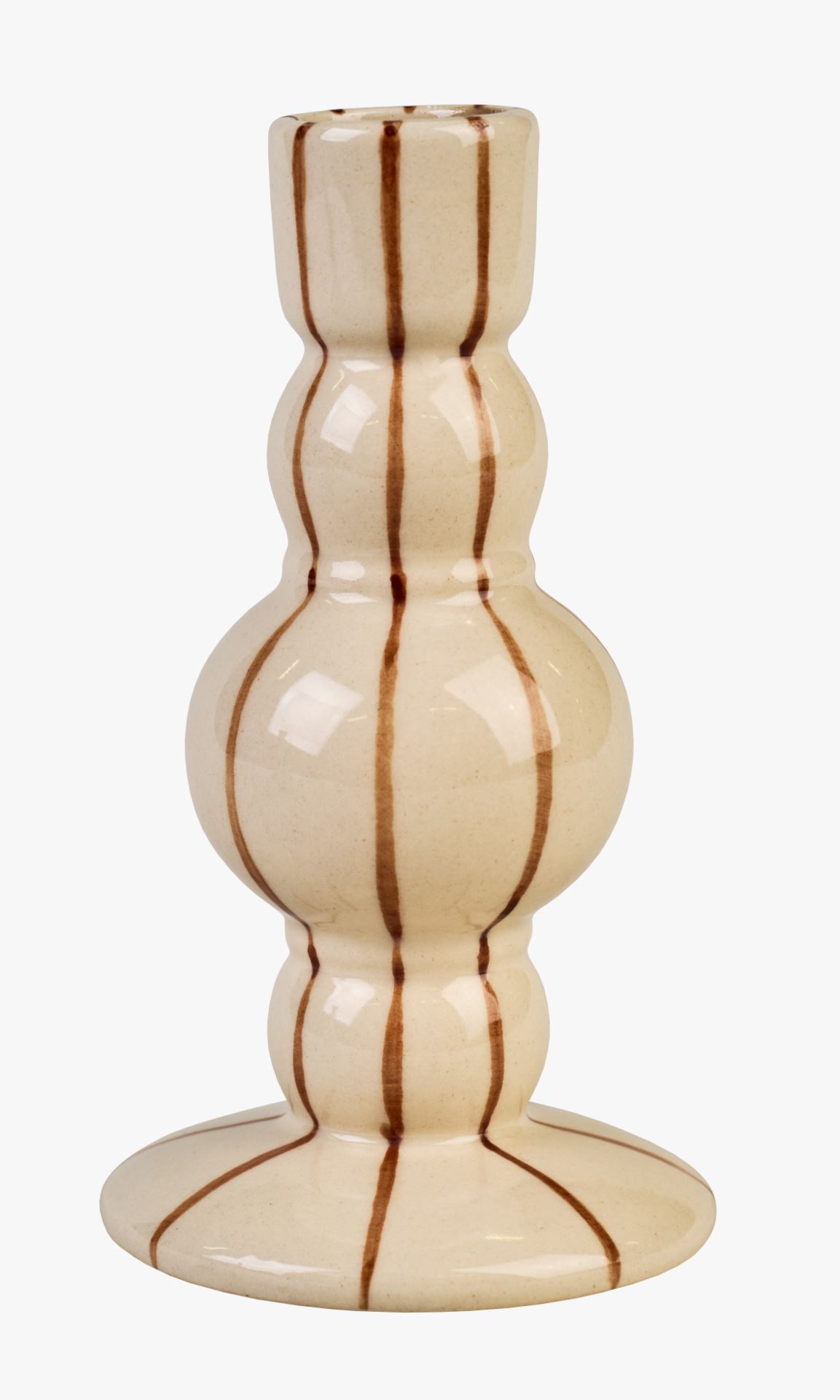 Lysestake mørk rød - 7,2x7,2x13,4 cm mørk rød - 1