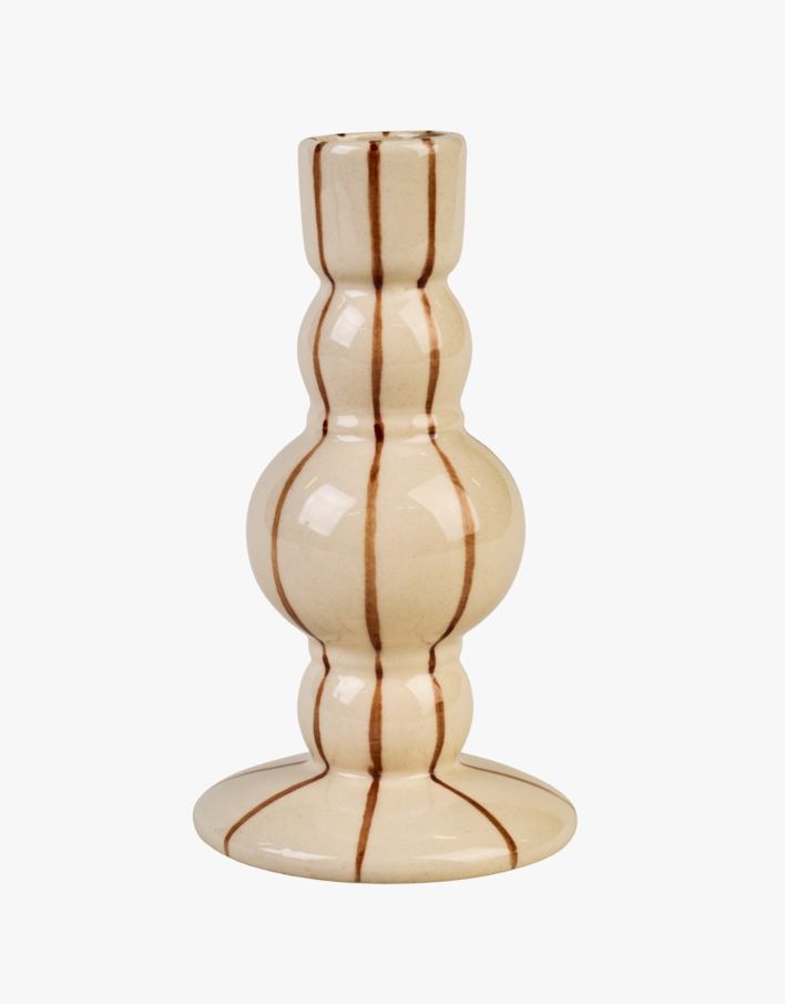 Lysestake mørk rød - 7,2x7,2x13,4 cm mørk rød - 1