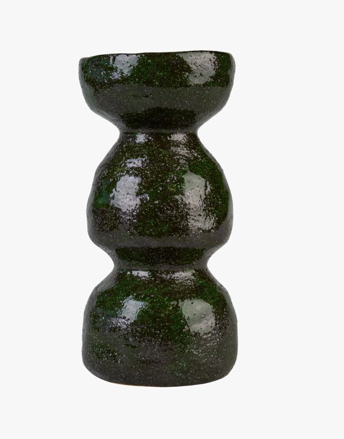 Vase skogsgrønn - 12x12x24 cm skogsgrønn - 1