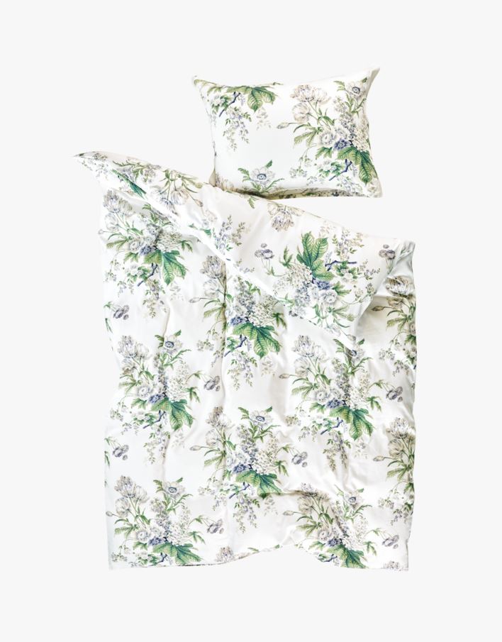 Sateng sengesett multi blå - 200x220 cm multi blå - 1