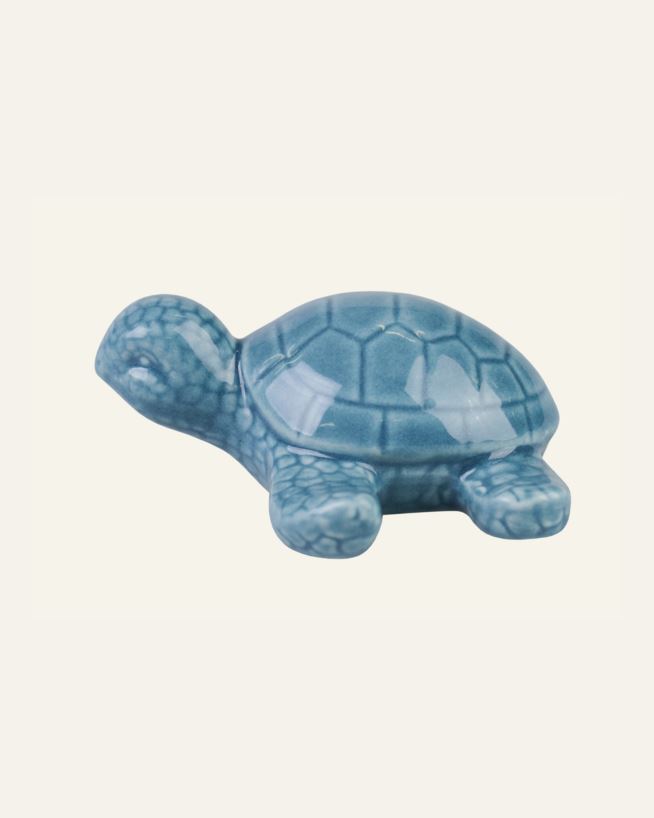 Pynt blå - 8,5x8x3 cm blå - 1