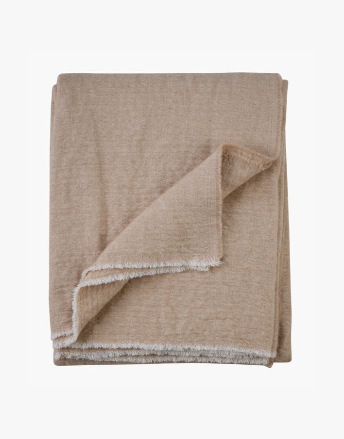 Pledd beige - 130x170 cm beige - 1