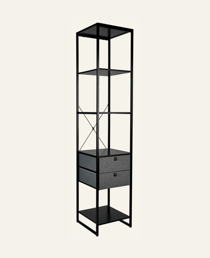 Klesstativ svart - 44x46,5x215 cm svart - 1