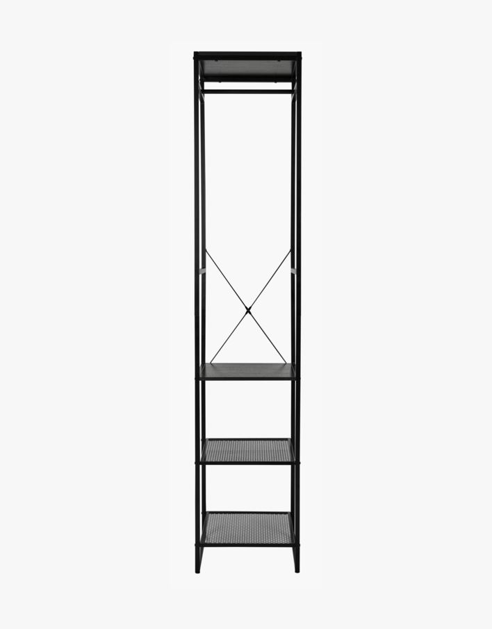 Klesstativ svart - 44x46,5x215 cm svart - 1