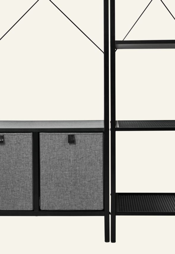 Klesstativ svart - 6