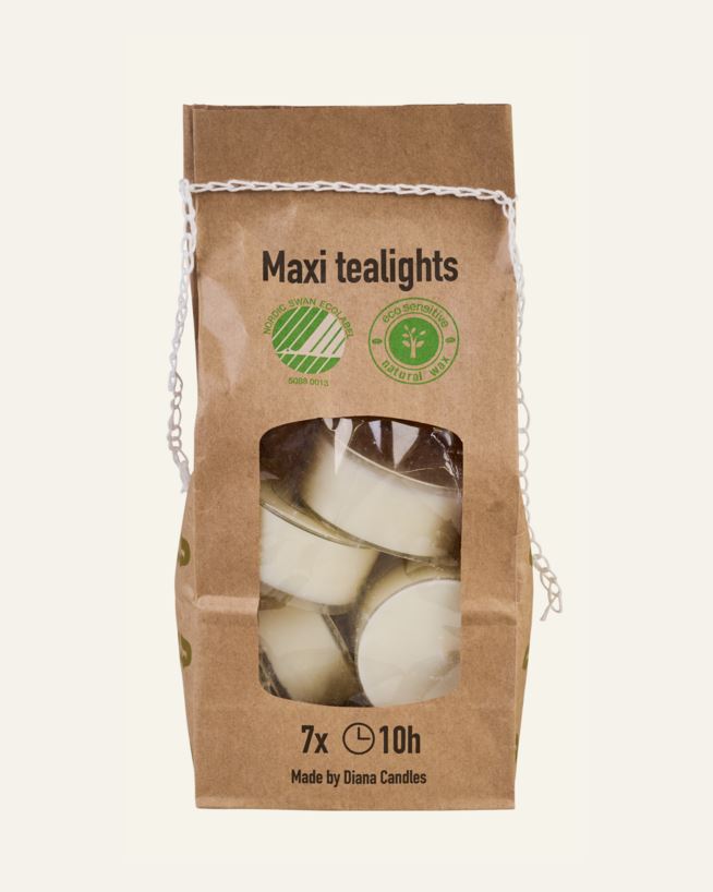 Store telys hvit - ø5,5cm hvit - 1