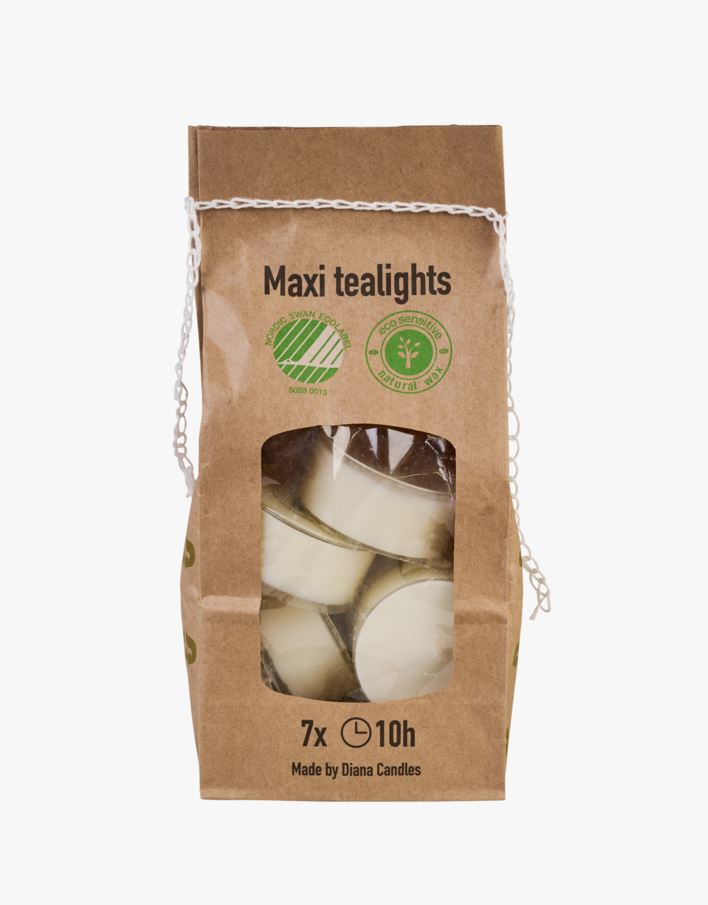 Store telys hvit - ø5,5cm hvit - 1